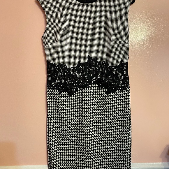 NWOT NY and Company Houndstooth Work Suit Dress - Picture 2 of 9